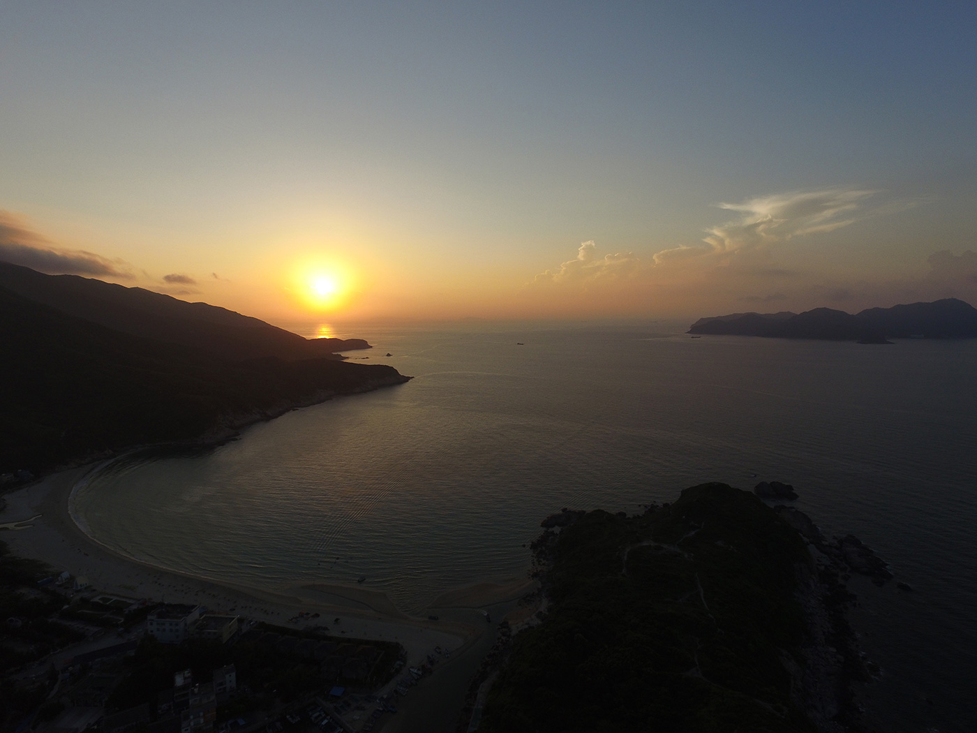 东涌日出美景